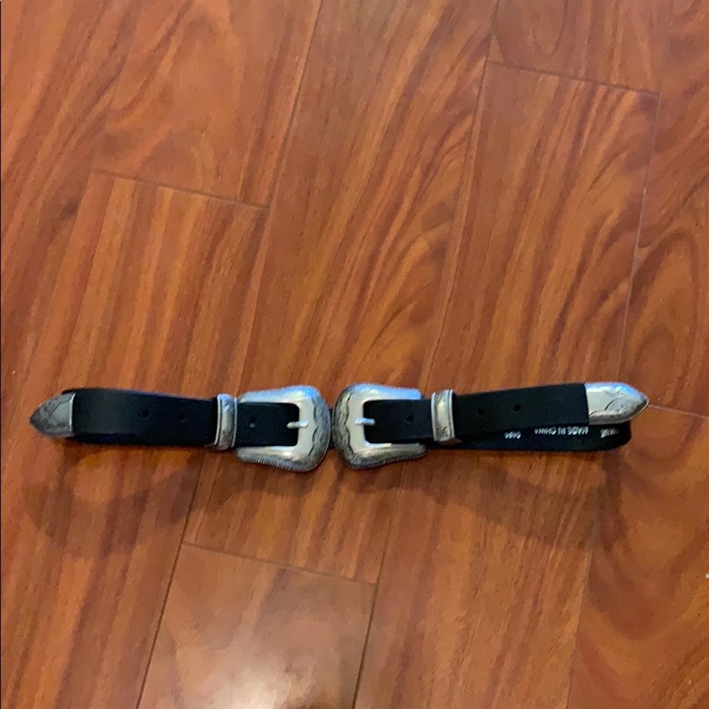 TOPSHOP Double Buckle Western Belt